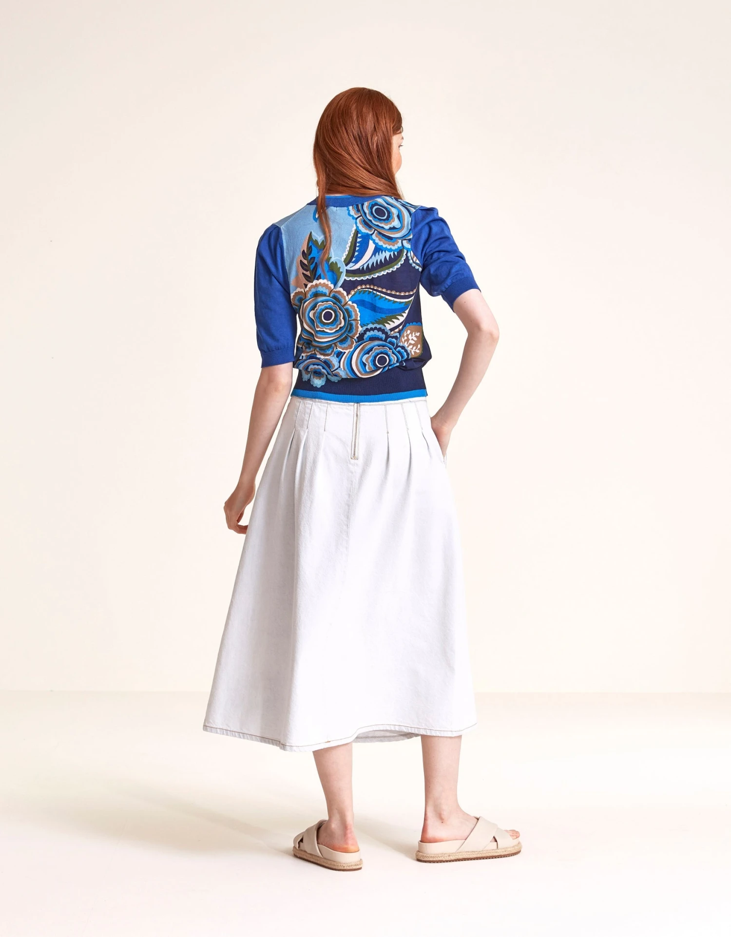 OILILY Score Midi Rok(Score Midi Skirt 1) 5 OILILY Score Midi Rok(Score Midi Skirt 1) - Afbeelding 3