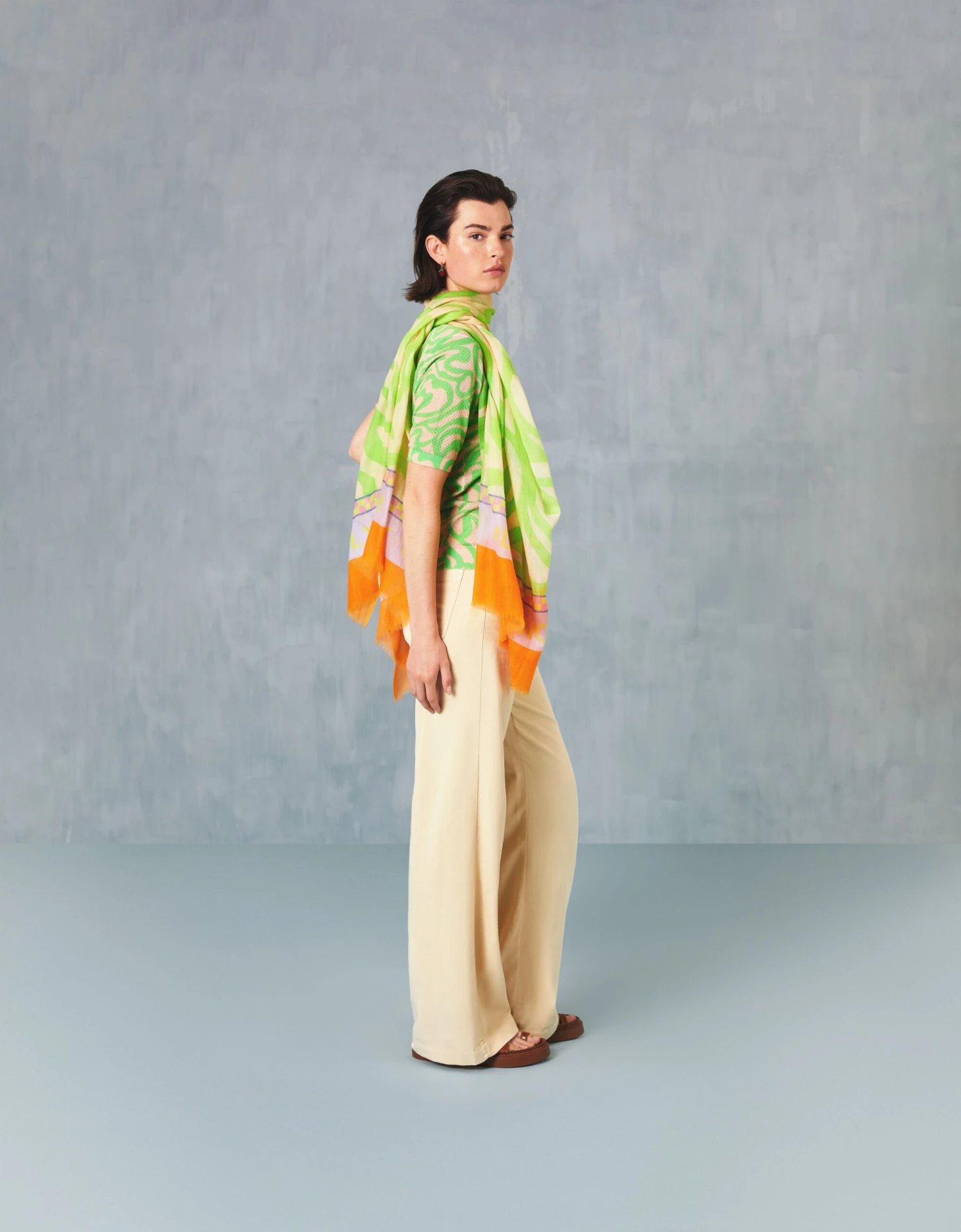 OILILY Adventure Swirl Sjaal(Adventure Woven Scarf) 4 OILILY Adventure Swirl Sjaal(Adventure Woven Scarf) - Afbeelding 2