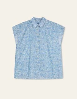 OILILY Banana Blouse(Banana Short Sleeves Blouse)